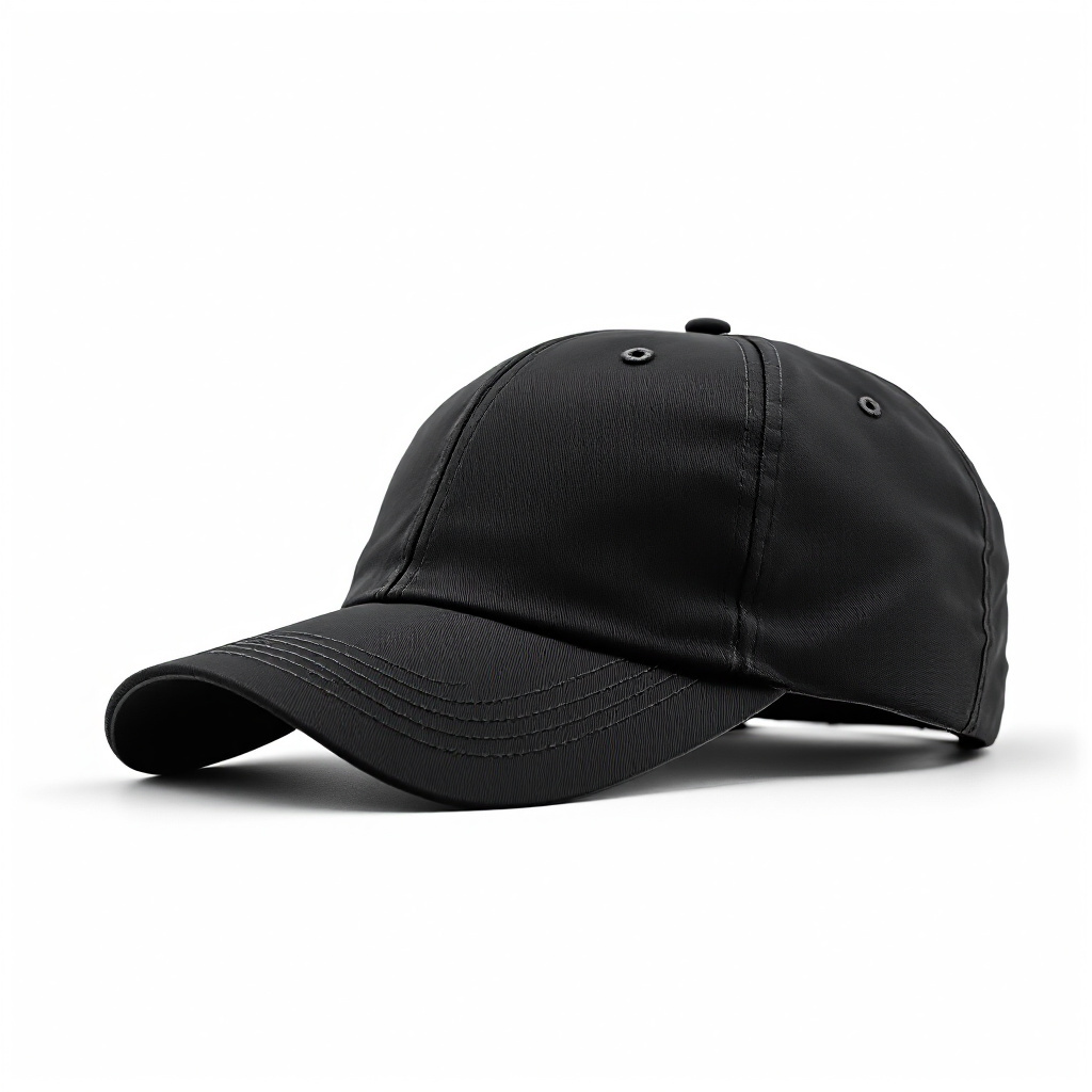 Poly9 cap, black, gradient underbrim