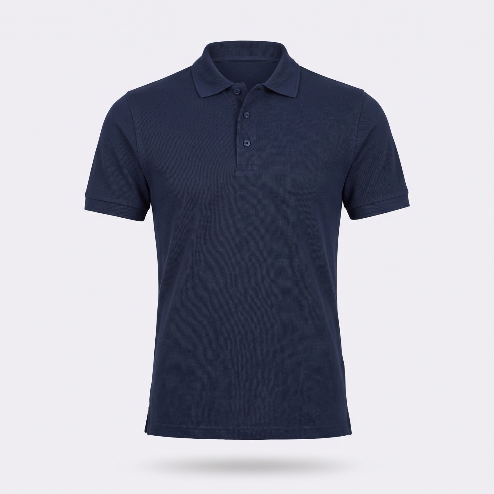 The Pique Polo, front view