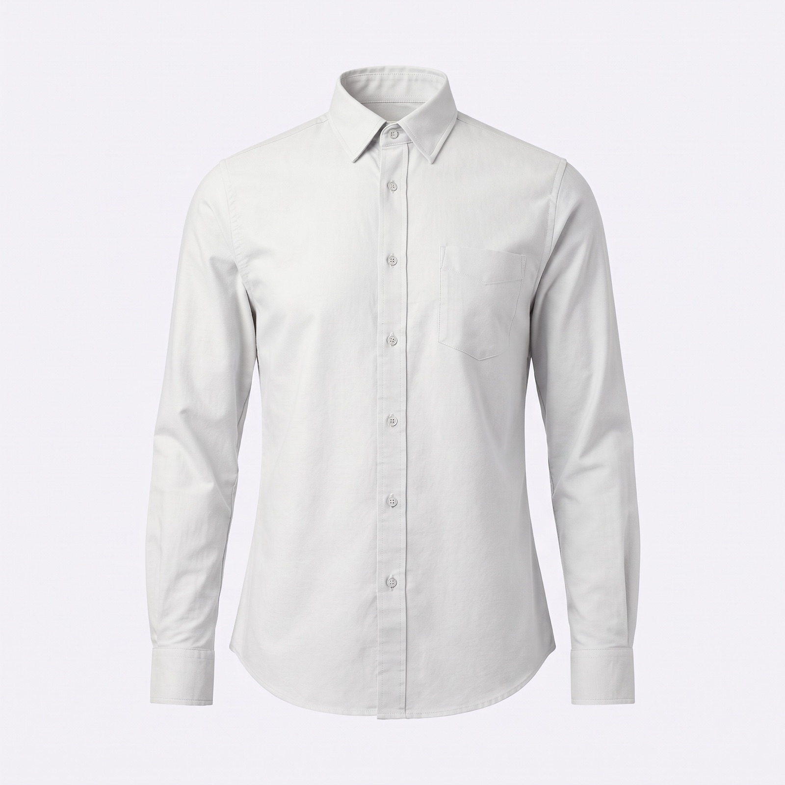 The Button-Up Shirt, front view